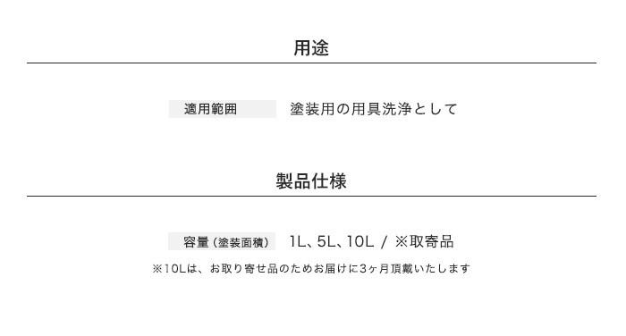 塗料 リボス 自然健康塗料 うすめ液・用具洗浄 刷毛洗い スバロス #222 10L｜kabegamiyasan｜03