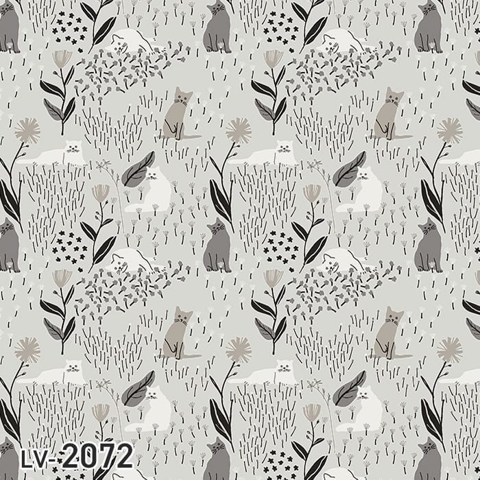 リリカラ 壁紙 クロス のり付き V-wall +Animal neko 巾92.5cm