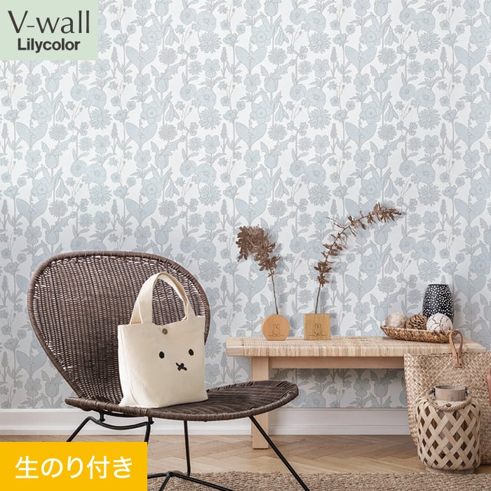 壁紙 クロス のり付き リリカラ V-wall miffy フラワーガーデン 巾92cm : ktvw0441 : DIYSHOP RESTA  Yahoo!店 - 通販 - Yahoo!ショッピング