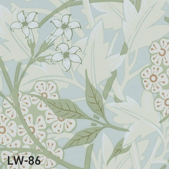リリカラ 壁紙 クロス のり無し WILL V&A Jasmine 巾92cm LW-85・LW-86