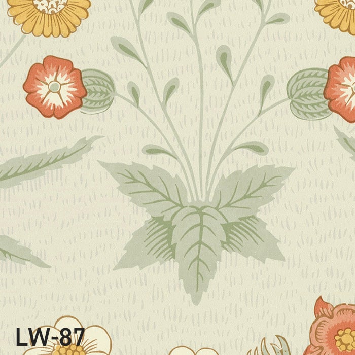 リリカラ 壁紙 クロス のり付き WILL V&A Daisy 巾92cm LW-87・LW-88