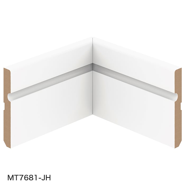 DAIKEN 框 巾木 巾木溝付(MDF基材)専用入隅(4本入) : DIYSHOP RESTA