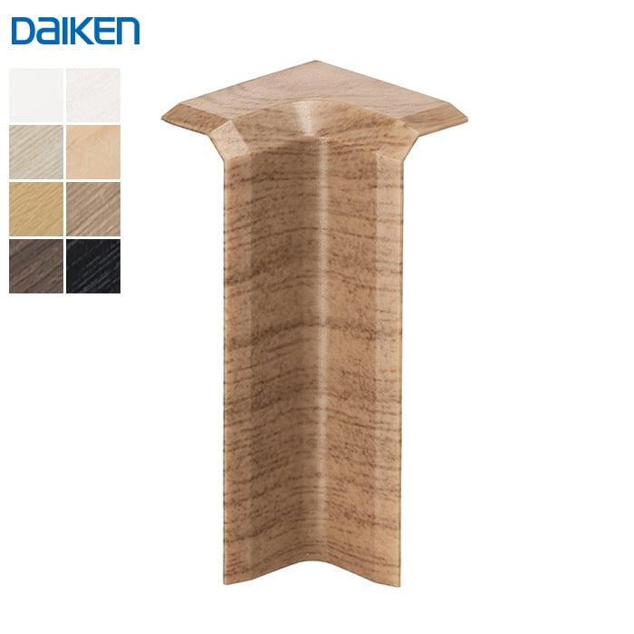 DAIKEN 框 巾木 スリム巾木用樹脂コーナーキャップ入隅(10個入