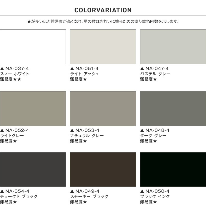 ペンキ 塗料 水性塗料 壁紙の上から塗るペンキ ROOM PAINT Navia モノトーン系 4kg｜kabegamiyasan｜19