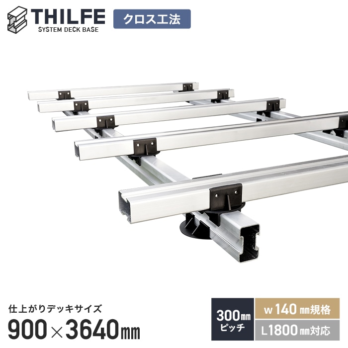 �E�b�h�f�b�L ���� �N���X�H�@  ��RESINWOOD 300�s�b�` W140�K�i L1800�Ή�  THILFE �����Z�b�g 900×3640mm