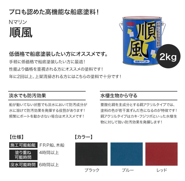 いはこちらº 船底塗料 2kg*BL/R__nm-zf2 DIYSHOP RESTA PayPay