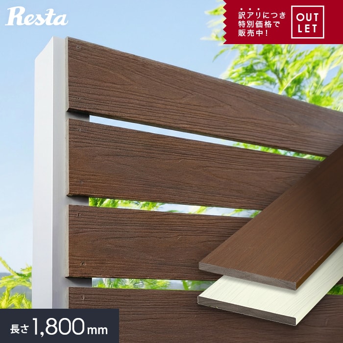RESTA ウッドデッキ 人工木 人工木汎用材 フェンス材 化粧板材 高耐久