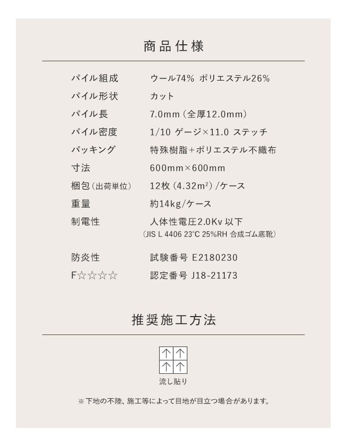川島織物セルコン タイルカーペット プレミアムバンク KIRA 12枚(4.32