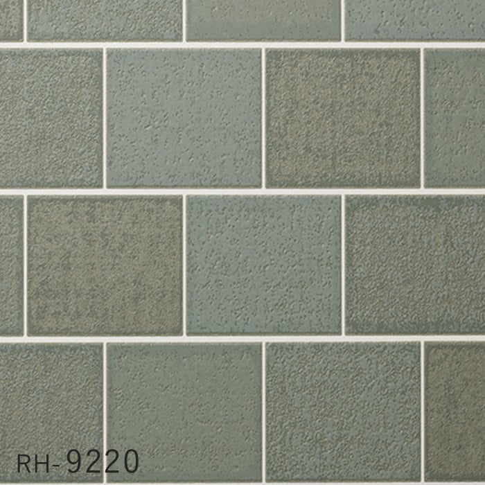 ルノン 壁紙 クロス のり無し HOME タイル 巾92cm RH-9219〜RH-9222