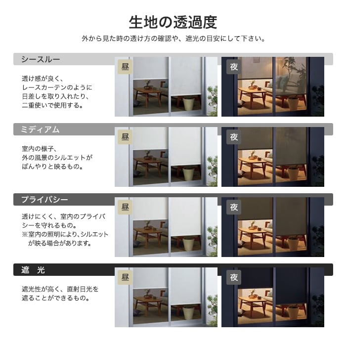 タチカワブラインド ロールスクリーン ラルクシールド ライフ