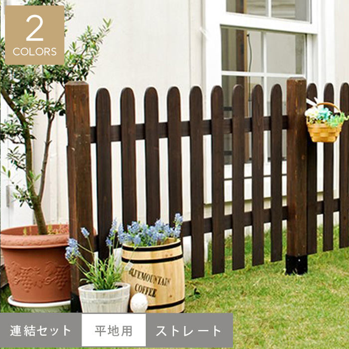 エクステリア ピケットフェンス(ストレート)連結セット/平地用 1202×25×872mm : exterior0188 : DIYSHOP  RESTA Yahoo!店 - 通販 - Yahoo!ショッピング