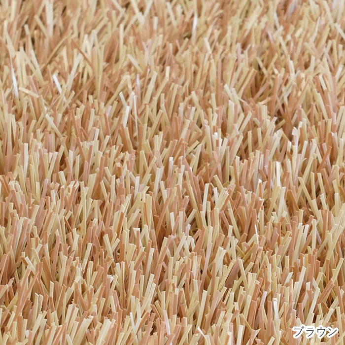 人工芝 グレー/ブラウン ロール 1m×10m 芝丈30mm リアル人工芝の画像