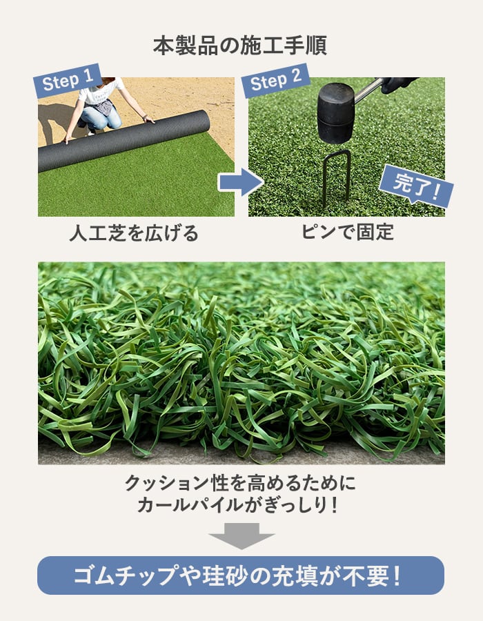 人工芝 ロール 2m×10m 芝丈20mm スポーツ用人工芝 遮熱 制電 : DIYSHOP
