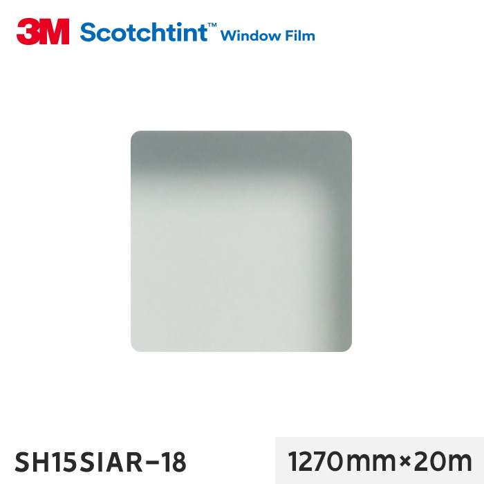 窓ガラスフィルム 3M ガラスフィルム スコッチティント 防犯フィルム シルバー SH15SIAR-18 1270mm×20m｜kabegamiyasan
