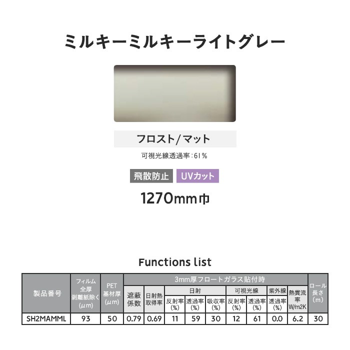 窓ガラスフィルム 3M ガラスフィルム ファサ...の詳細画像1
