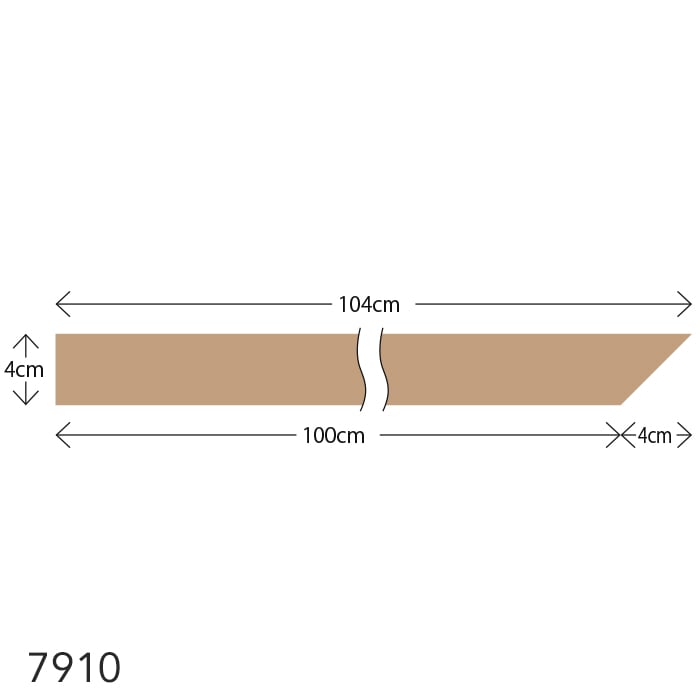 シンコール タイルカーペット ソフト見切材(コーナータイプ) 長さ104cm