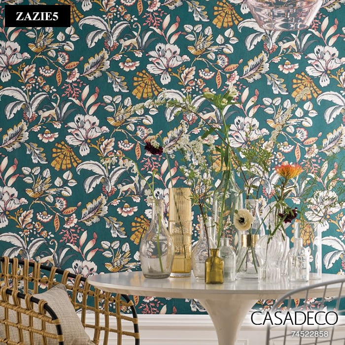 壁紙 のり無し 輸入壁紙 テシード ZAZIE5 CASAMANCE 74522858 (70cm 