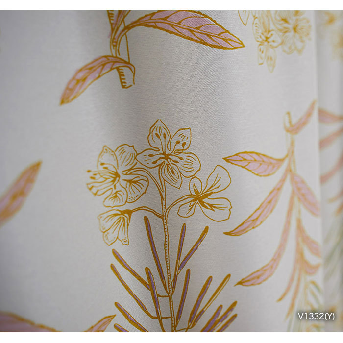 カーテン 既製サイズ スミノエ DESIGNLIFE floride GLASSE(グラッセ) 巾100×丈178cm｜kabegamiyasan｜02