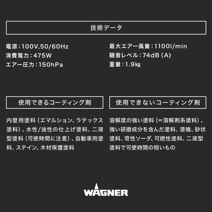 電動スプレーガン スプレイヤー フレキシオ570 WAGNER ワグナー 正規