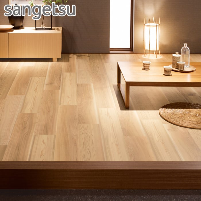 サンゲツ（SANGETSU） フロアタイル 木目調 杉 152.4×914.4×2.5mm 24枚
