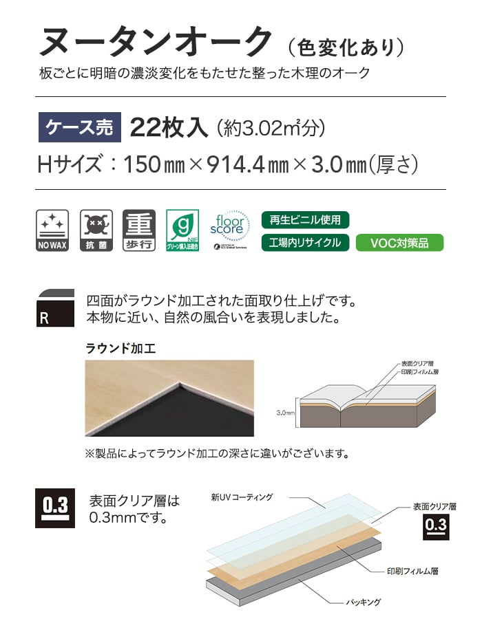Tajima（タジマ） (法人・個人事業主様は送料無料) フロアタイル 木目