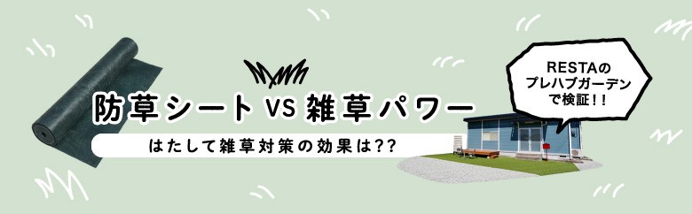 防草シート vs 雑草パワー