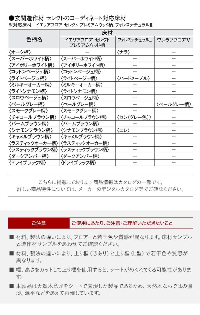 DAIKEN 框 玄関造作材 セレクト 上り框(L型) 1950mm : DIYSHOP RESTA