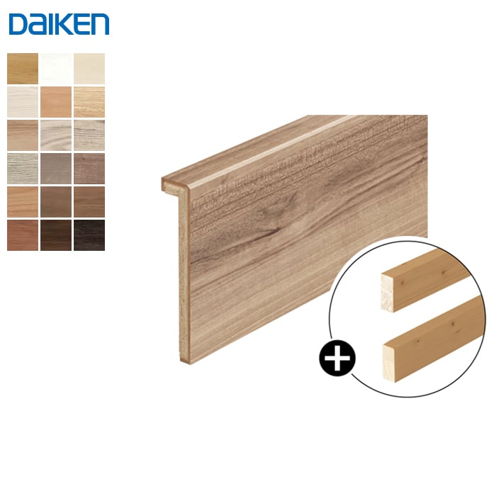 DAIKEN 框 巾木 玄関造作材 セレクト 玄関巾木(L型/芯同梱) 1950mm
