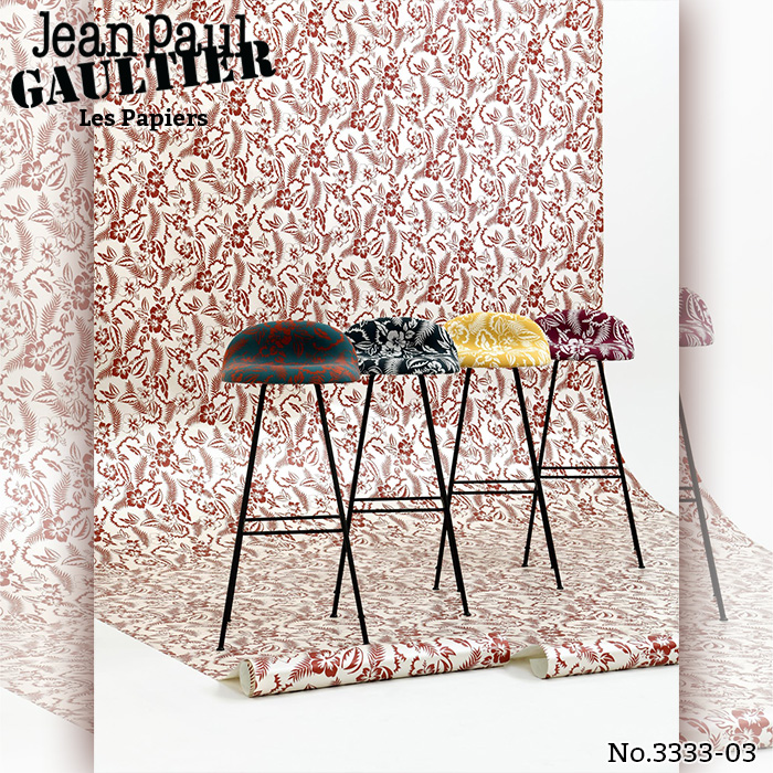 壁紙 輸入壁紙 Jean Paul GAULTIER POP ROCK 70cmx10.05m 全4色 はがせる壁紙 貼ってはがせる壁紙 フリース壁紙 賃貸 フランス製 かべがみ革命の画像