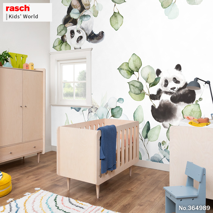 壁紙 輸入壁紙 rasch Kids' World 53cmx10m 全1色 はがせる壁紙 貼ってはがせる壁紙 フリース壁紙 おしゃれ 張り替え diy 北欧 賃貸 インテリア ドイツ製の画像