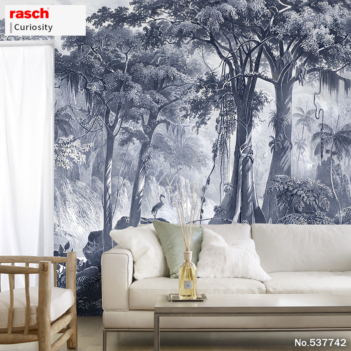 壁紙 輸入壁紙 rasch Curiosity 371x300cm 全2色 はがせる壁紙 貼って 