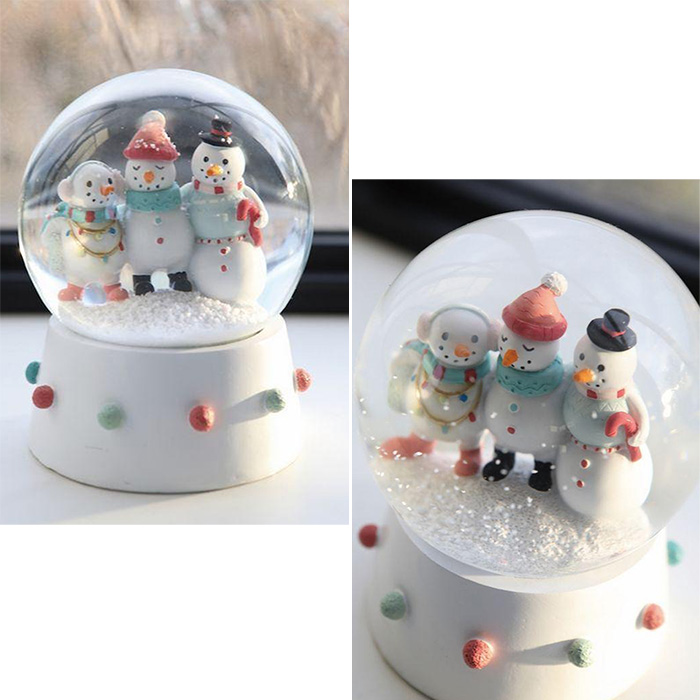 スノーマントリオ・ドーム スノードーム スノーグローブ クリスマス