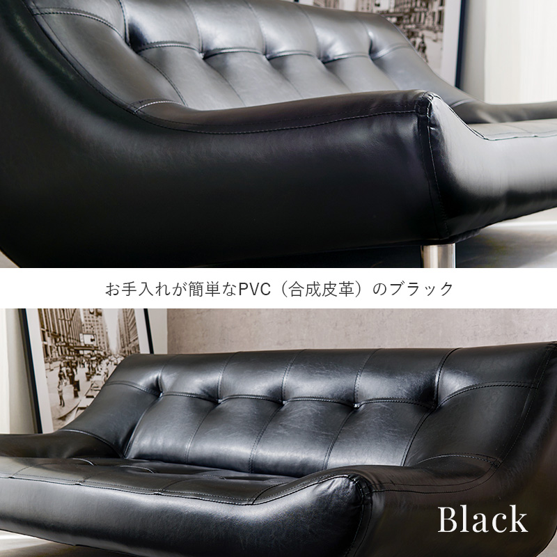 2.5人用 ロー ソファ ワイド座面 ファブリック レザー調 ベージュ