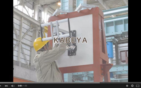 テレビ壁掛け金具の耐震試験