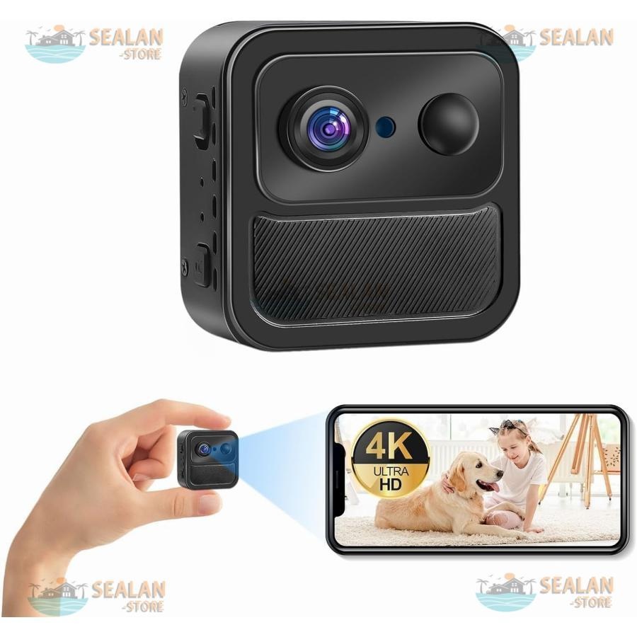 小型カメラ ボディカメラ 4K WiFi スマホ連動 アウトドアスポーツ Amazon | アクションカメラ 4K ウェアラブルカメラ 120°広角