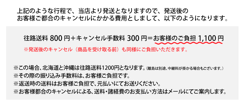 発送後のキャンセル・返品・交換について - 家電とギフトの専門店