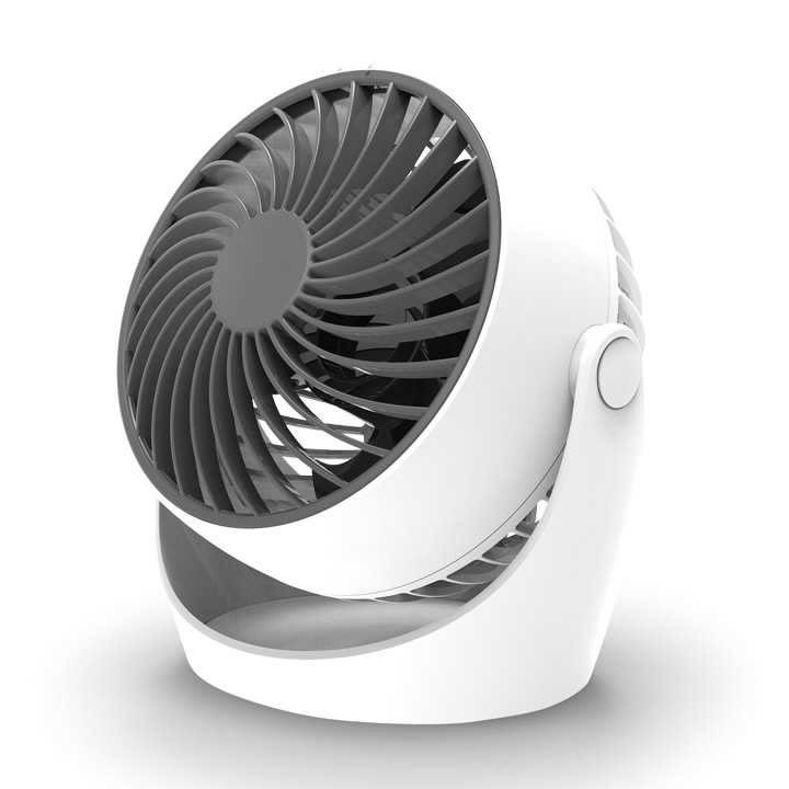 ジェットファン 扇風機 dcモーター サーキュレーター コンパクト トップランド ジェットFAN ACコンセント 選べる2色 TOPLAND SF-CC25 ホワイト ブラック | TOPLAND | 01