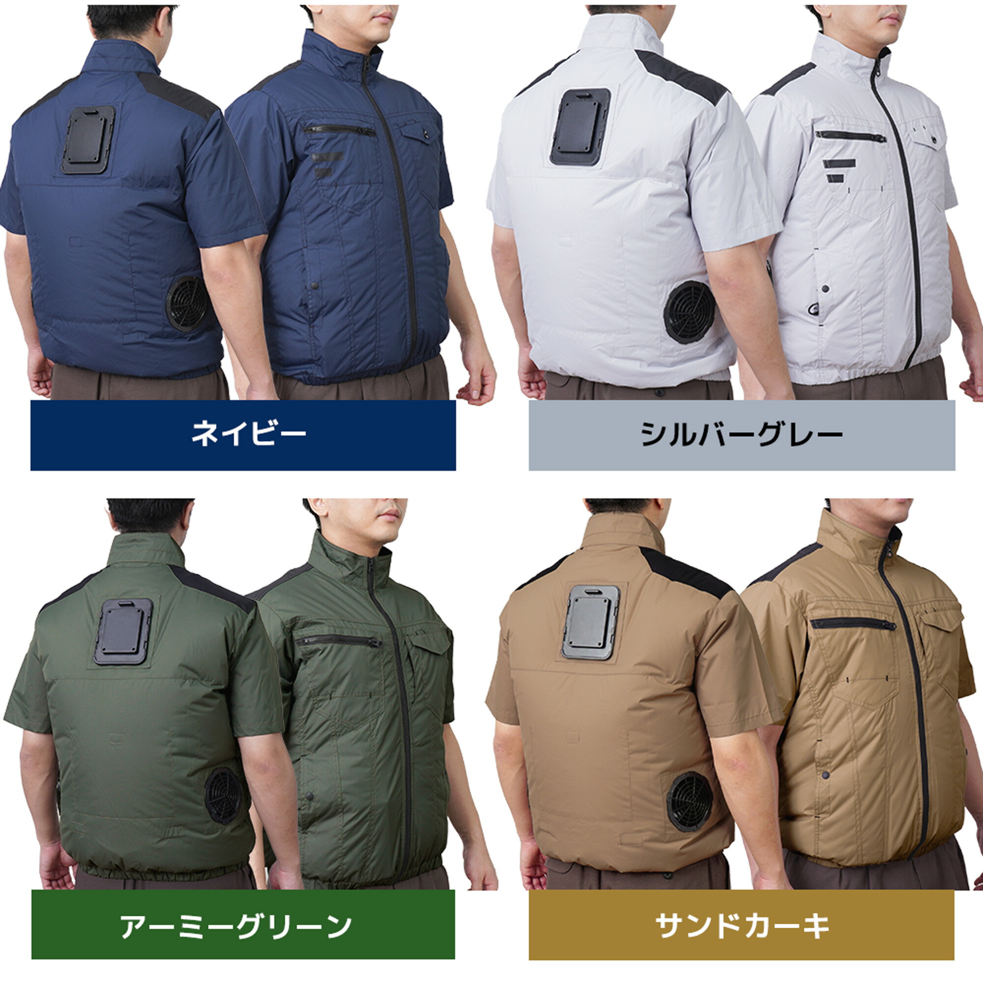 THANKO サンコー 冷蔵服 半袖タイプ ペルチェ冷却プレート ダブル
