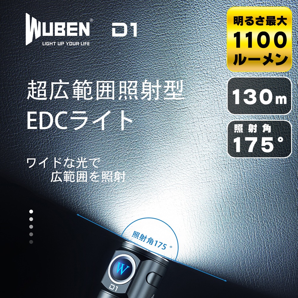 (365日発送)超広範囲照射型 LED 懐中電灯 1100ルーメン 充電式