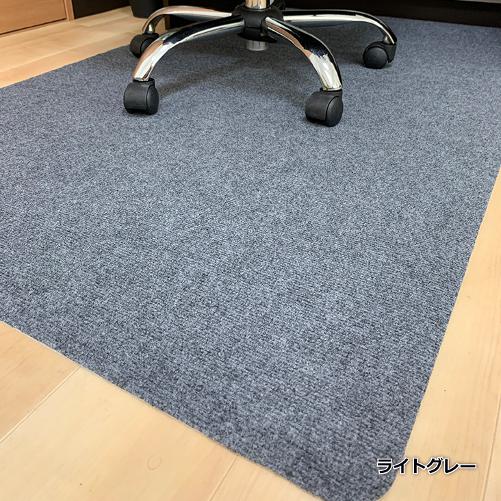 チェアマット 90x140cm 滑り止めマット デスク足元マット デスクチェアマット カーペット キズ防止マット チェアシート 保護マット｜kaden｜03