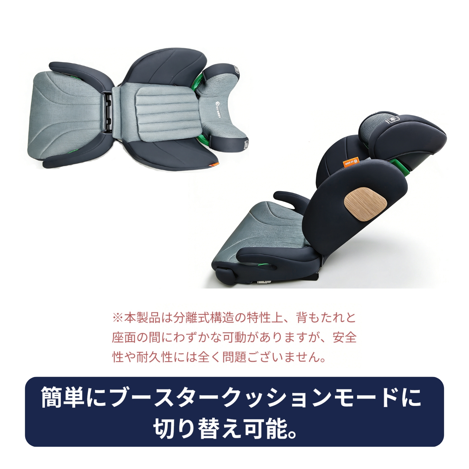 GU MODE ジュニアシート チャイルドシート R129適合／ISOFIX・シート