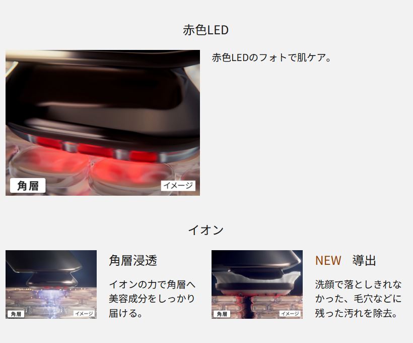 Panasonic リフトケア美顔器　バイタリフト RF EX　EH-SR86-T