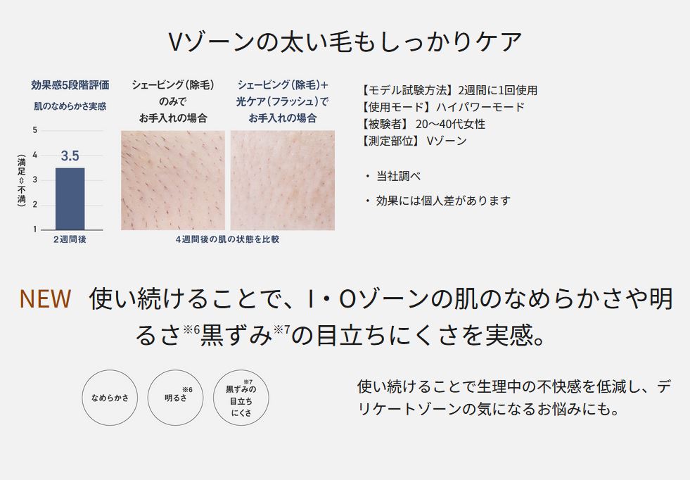 Panasonic 光エステ スムースエピ パワー＆クール ES-WG0B-H