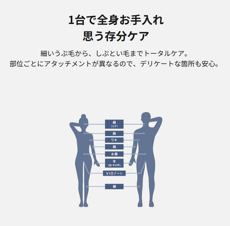 Panasonic 光エステ スムースエピ パワー＆クール ES-WG0B-H