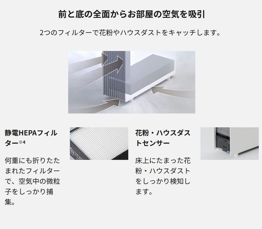 Panasonic（パナソニック） Panasonic F-PX70C-W 空気清浄機 ナノイーX