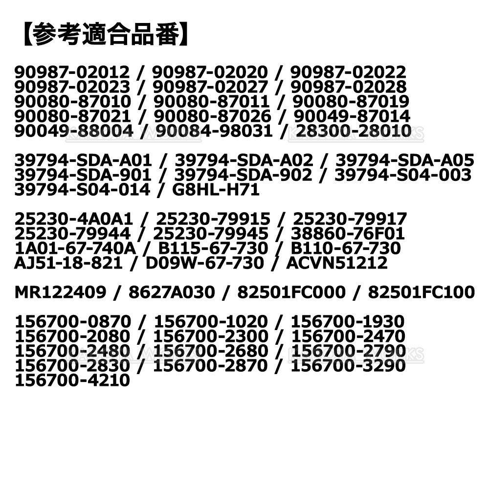 ウィッシュ ANE10G ANE11W リレー 12V 25A 4ピン 90987-02022 90987