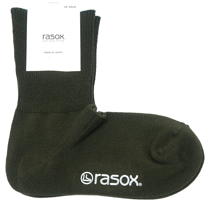 rasox ウィメンズ リブ ラソックス ミドル丈ソックス CA190LC10