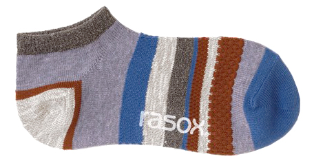 rasox マルチボーダー スニーカー ラソックス ショート丈ソックス CA211SN03 マルチボーダーロウ | rasox | 02