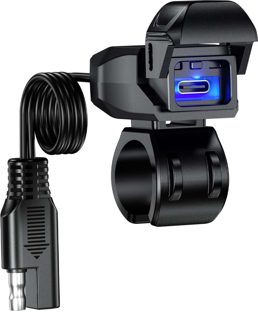 バイク USB 電源 タイプA 防水 USB電源 バイク専用 スマホ 充電 USBポート イルミネーション Kaedear カエディア KDR-M3A | Kaedear | 02