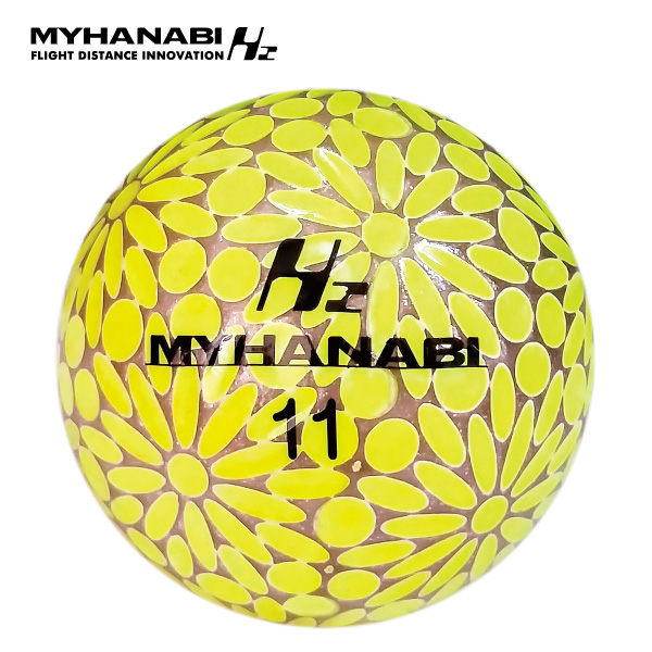 MYHANABI MYHANABI H2 マイハナビ ゴルフボール 1ダース イエロー 公認 